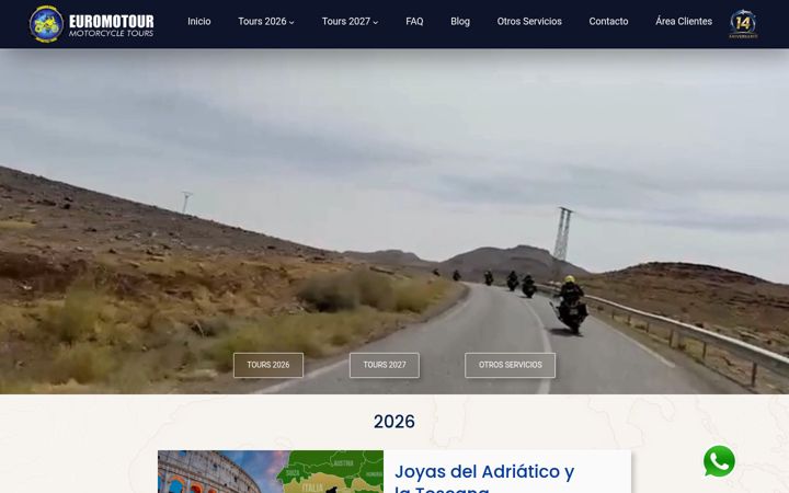Screenshot of euromotour.com
