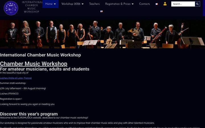 Screenshot of euromusica.com