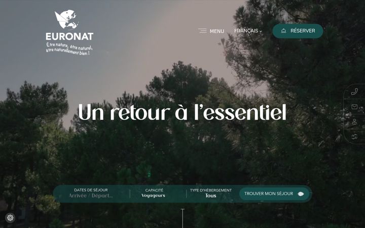 Screenshot of euronat.fr