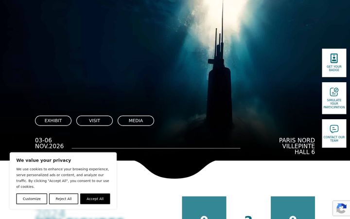 Screenshot of euronaval.com