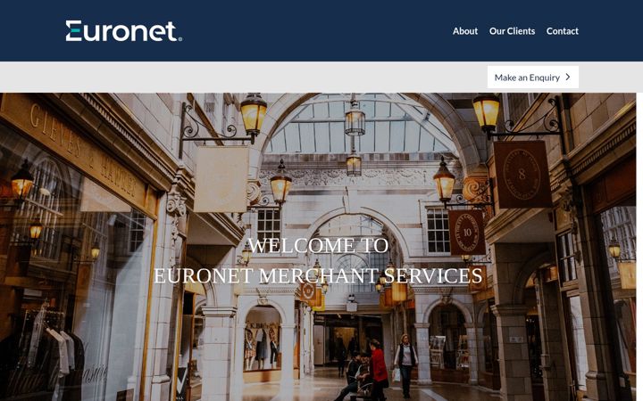 Screenshot of euronetmerchantservices.com