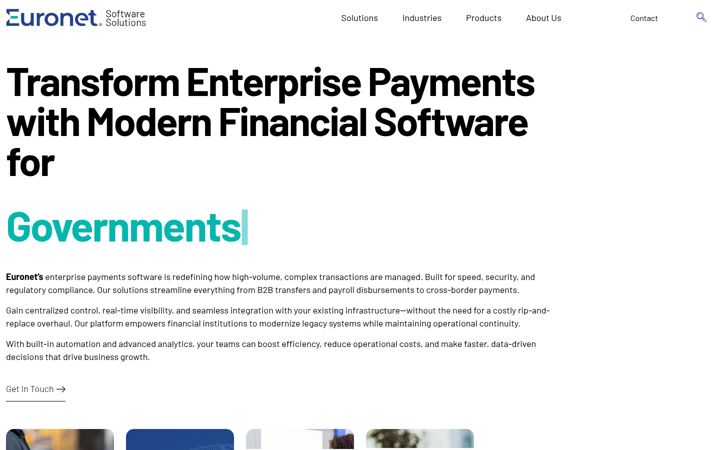 Screenshot of euronetsoftware.com