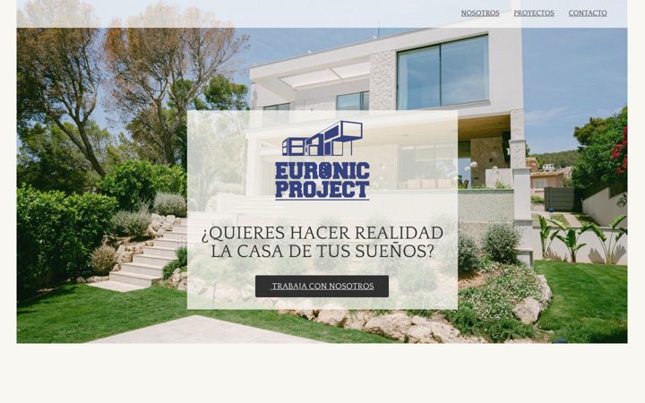 Screenshot of euronicproject.es