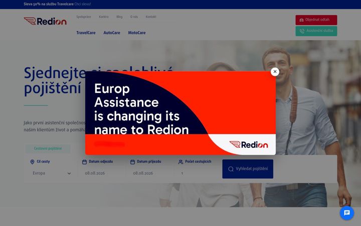 Snímek obrazovky europ-assistance.cz