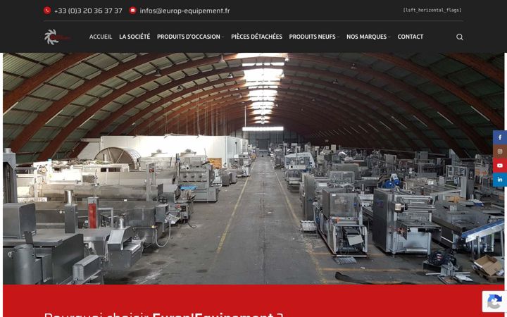 Screenshot of europ-equipement.fr