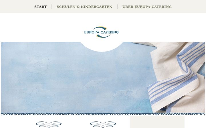 Snímek obrazovky europa-catering.de