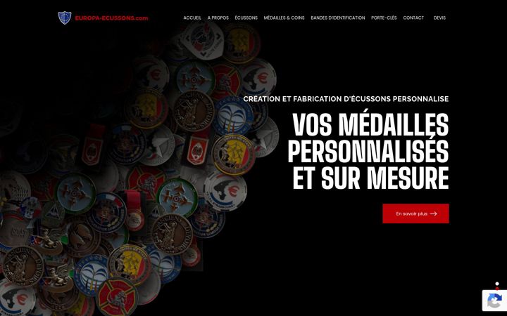 Screenshot of europa-ecussons.com