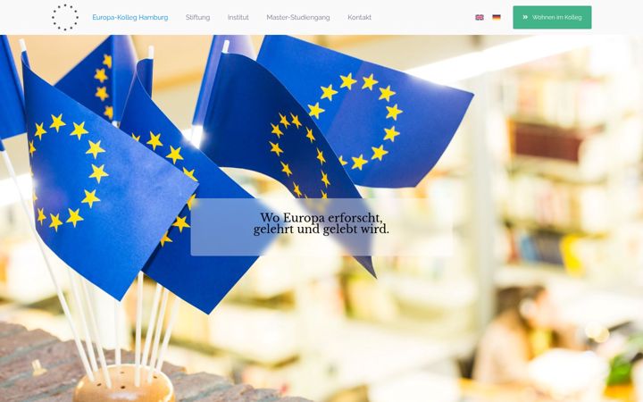 Screenshot of europa-kolleg-hamburg.de