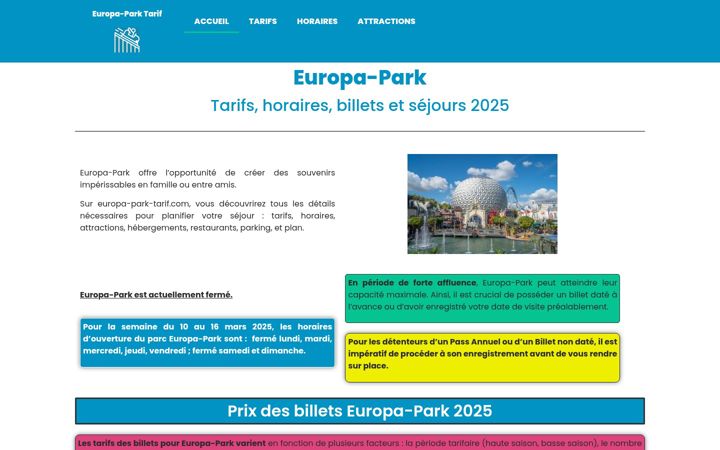Screenshot of europa-park-tarif.com