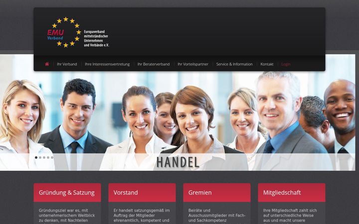 Screenshot of europa-verband.de