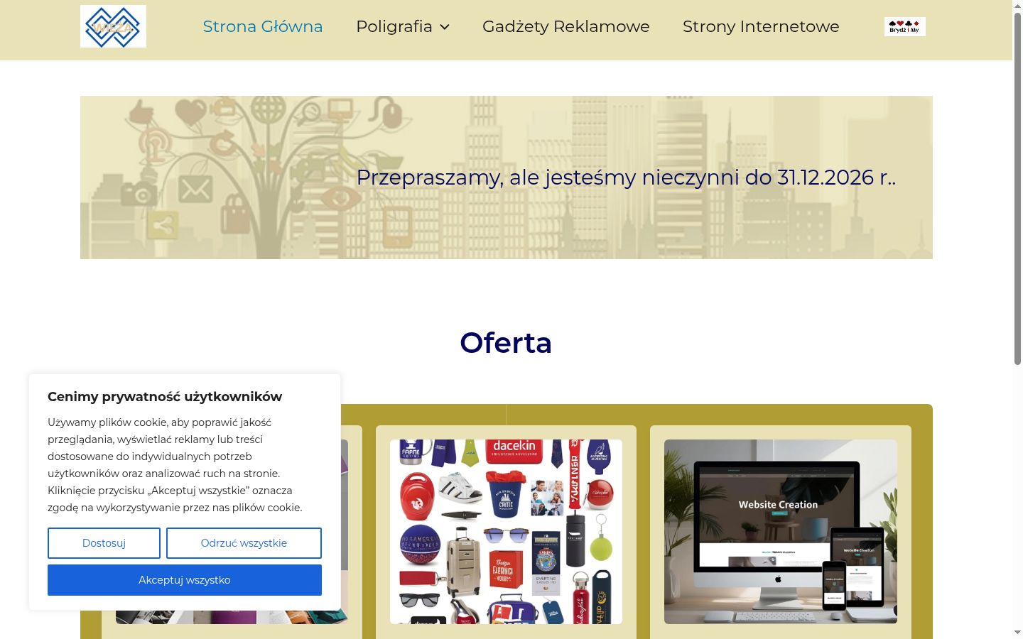 Sutikimo reklamjuostės, rodytos prieš bet kokią sąveiką, ekrano kopija
