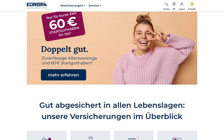 Zrzut ekranu europa.de