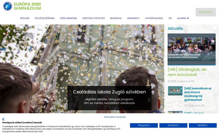 Kuvakaappaus sivustosta europa2000.hu