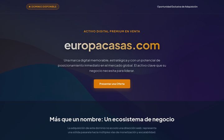Screenshot of europacasas.com
