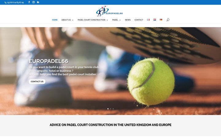 Screenshot of europadel66.com