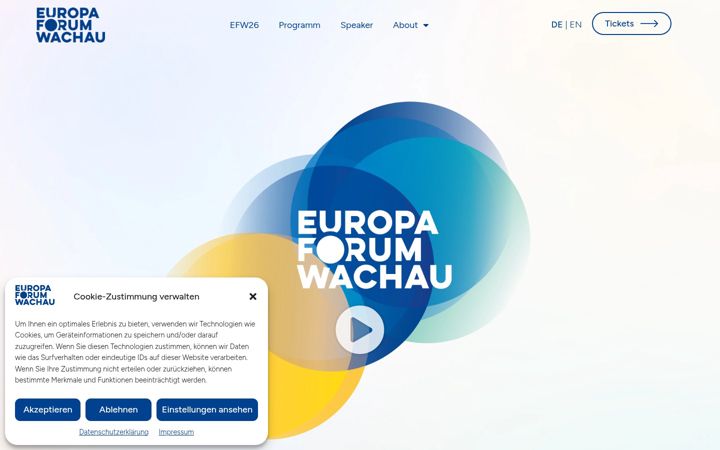 Екранна снимка на europaforum.at