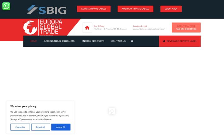Screenshot of europaglobaltrade.com