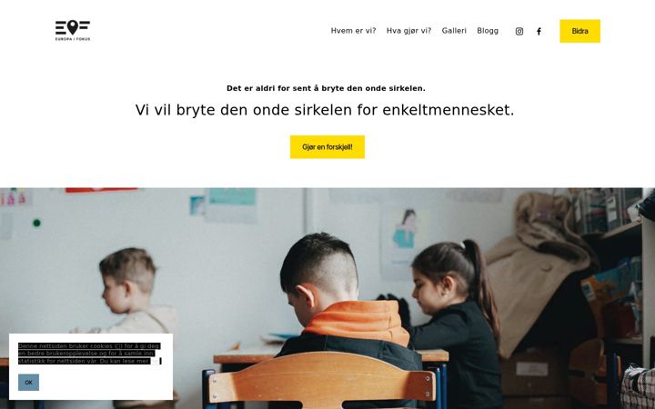 Screenshot of europaifokus.no