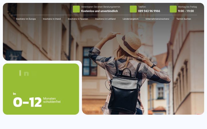 Zrzut ekranu europainsolvenz.de