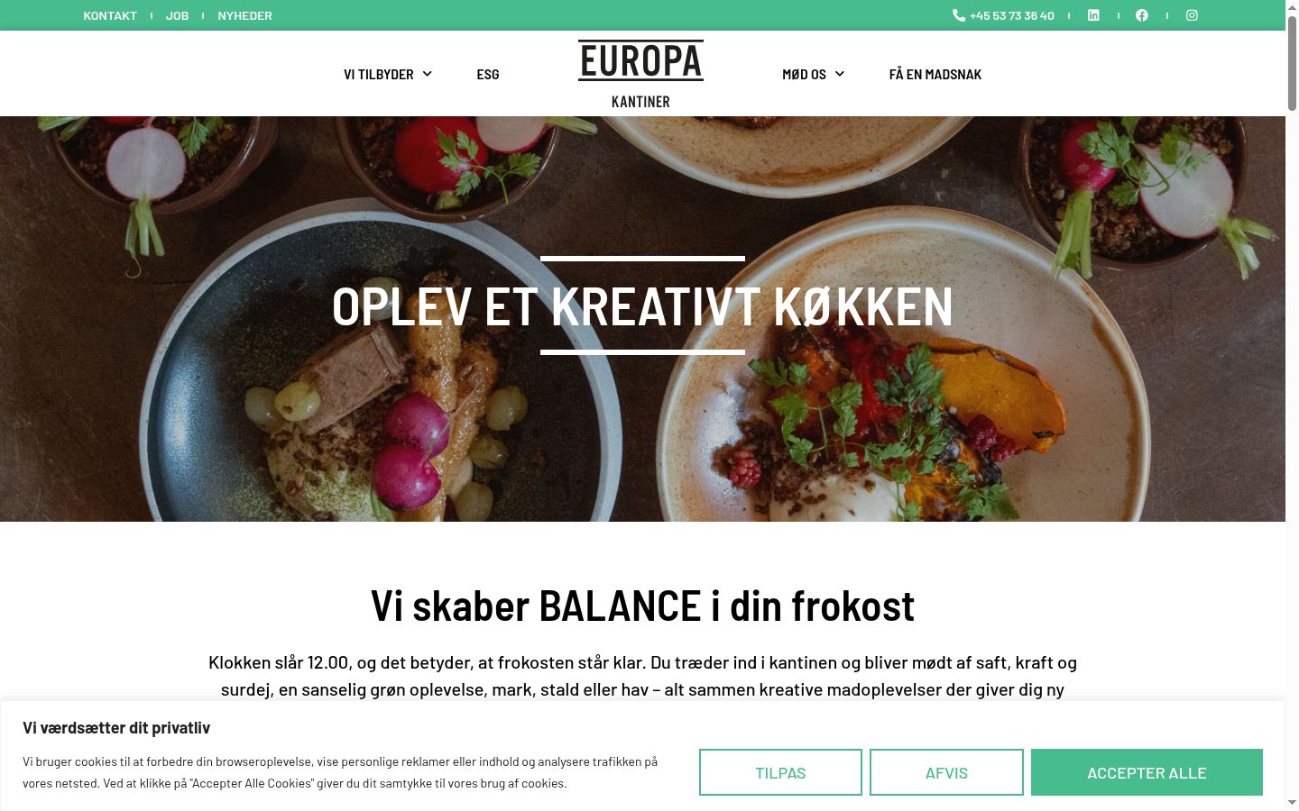 Screenshot tal-banner tal-kunsens muri qabel kwalunkwe interazzjoni