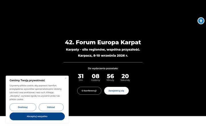 Screenshot of europakarpat.org