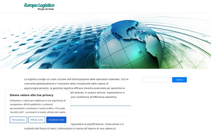 Posnetek zaslona europalogistica.it