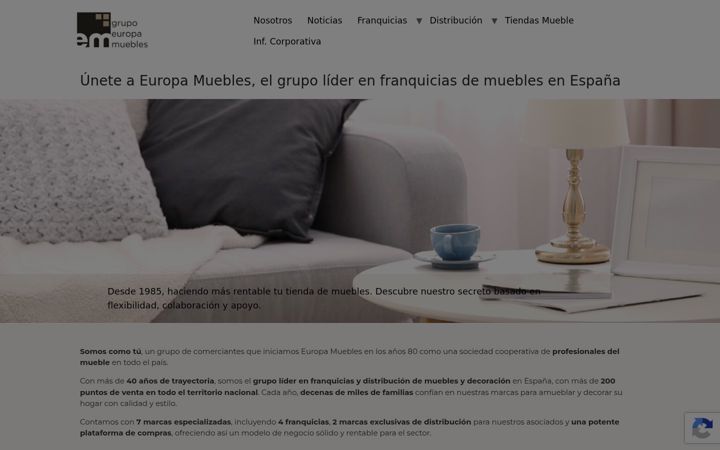 Screenshot of europamuebles.com