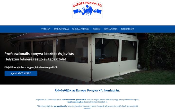 Kuvakaappaus sivustosta europaponyva.hu
