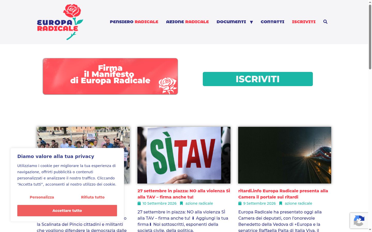Sutikimo reklamjuostės, rodytos prieš bet kokią sąveiką, ekrano kopija