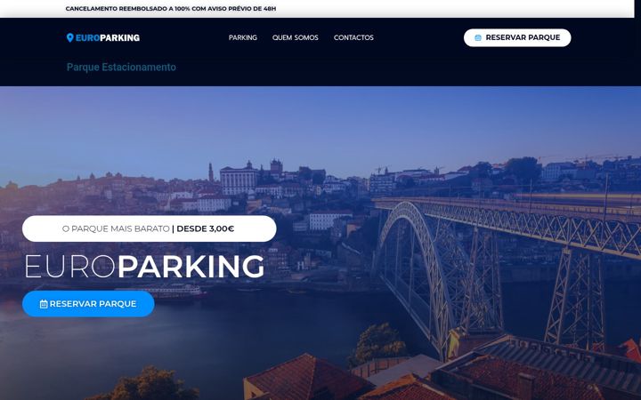 Screenshot of europarking.pt