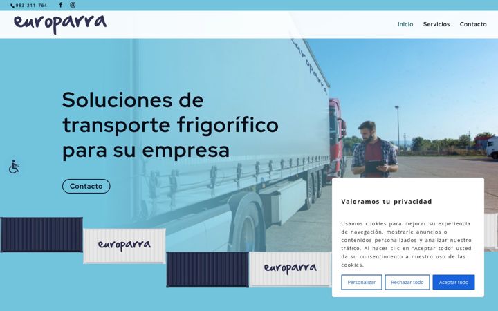 Screenshot of europarra.es