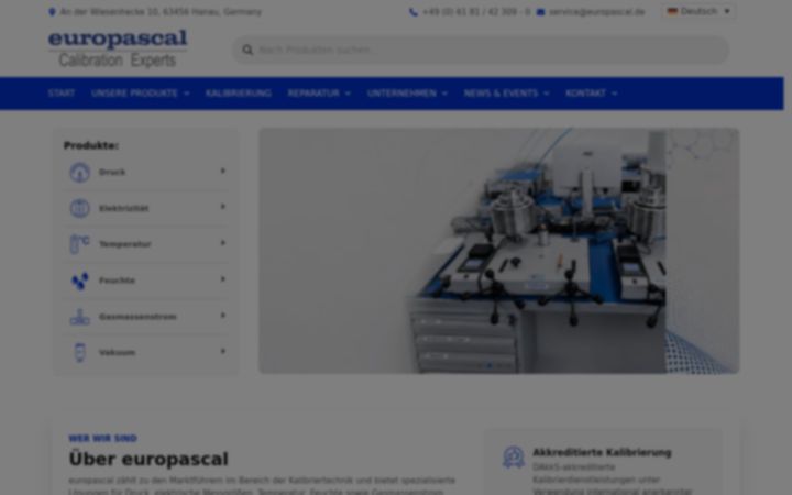 Screenshot of europascal.de