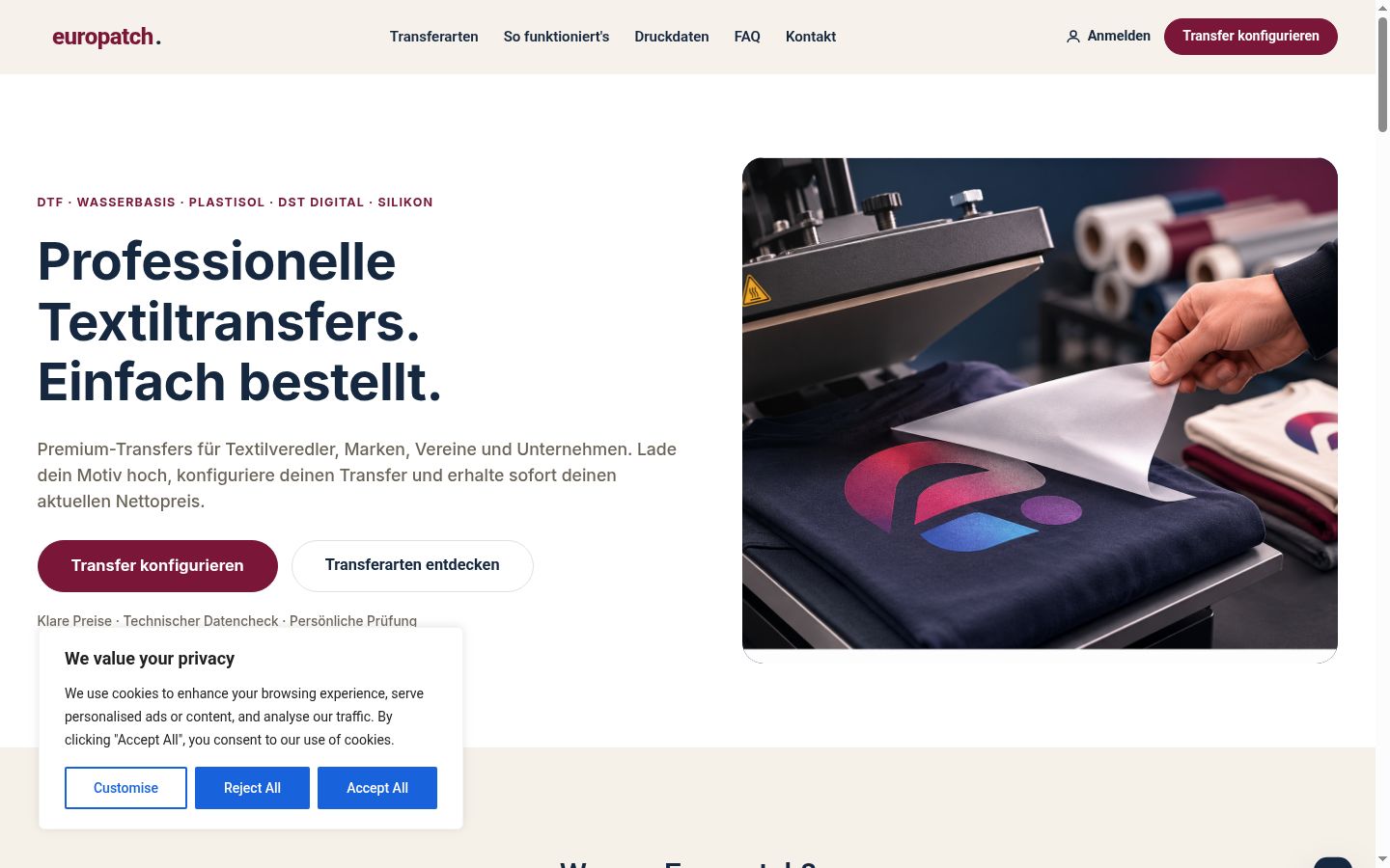 Sutikimo reklamjuostės, rodytos prieš bet kokią sąveiką, ekrano kopija