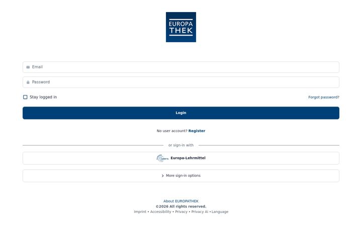 Screenshot of europathek.de