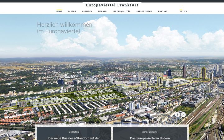 Screenshot of europaviertel.de