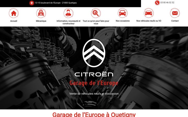 Screenshot of europe-citroen-21.fr