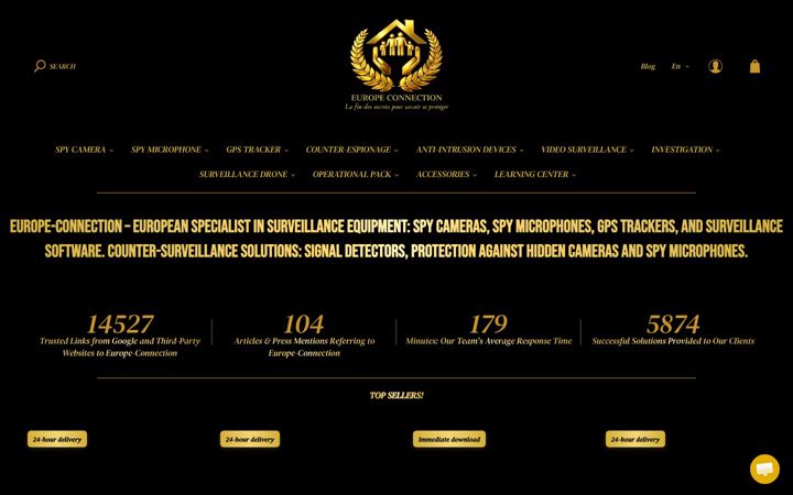 Screenshot του europe-connection.com