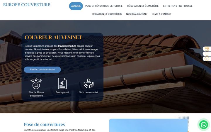 Screenshot of europe-couverture.com