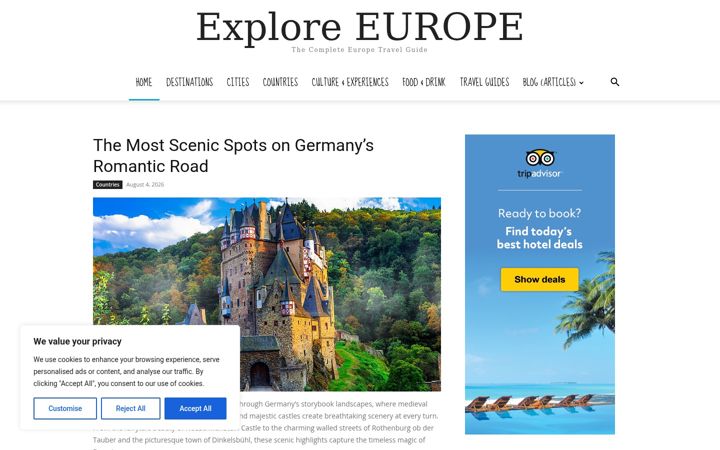 Screenshot of europe-explore.com