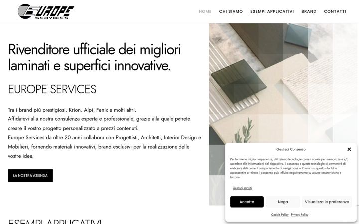 Screenshot of europe-services.it