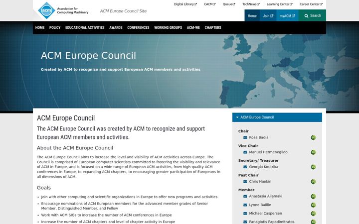 Képernyőkép: europe.acm.org