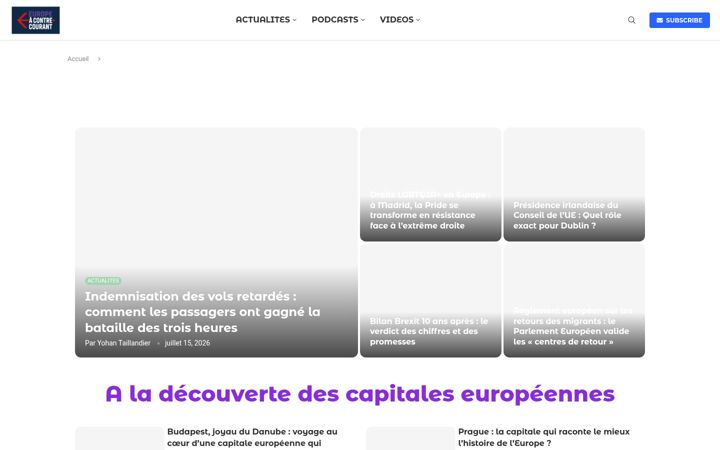 Screenshot of europeacontrecourant.eu