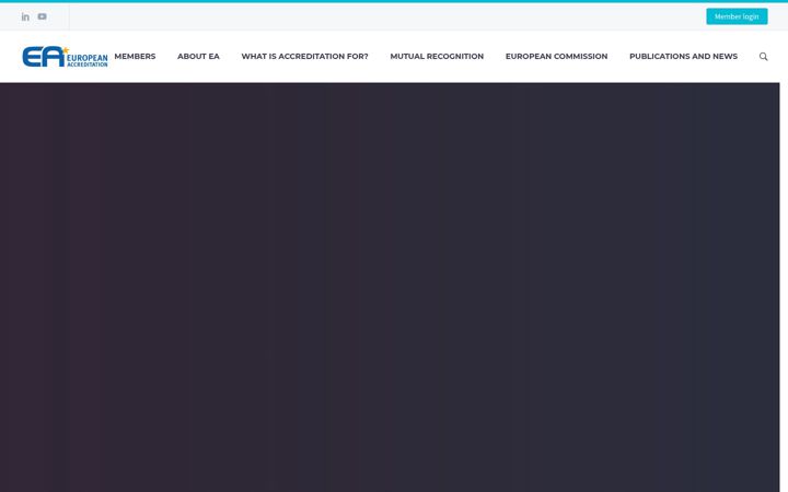 Screenshot of european-accreditation.org