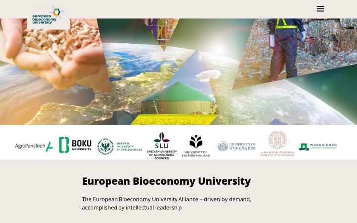 Screenshot of european-bioeconomy-university.eu