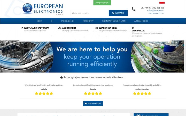 Screenshot of european-electronics.pl