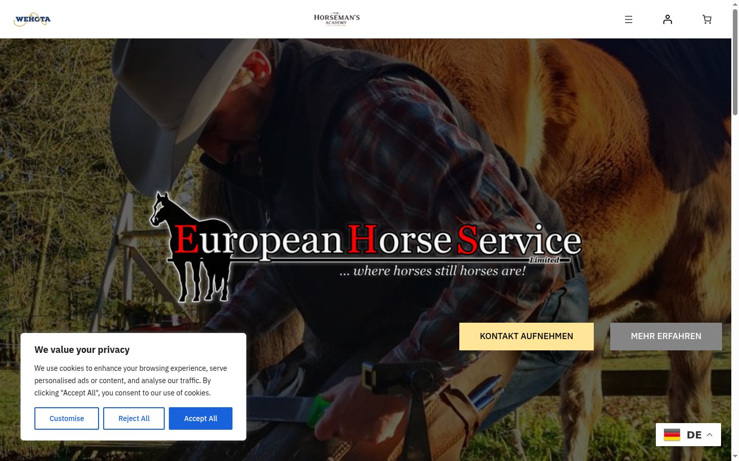 Sutikimo reklamjuostės, rodytos prieš bet kokią sąveiką, ekrano kopija