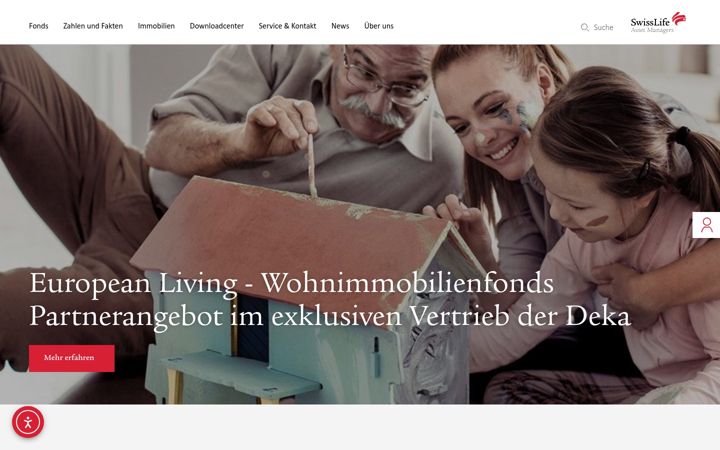 Ekrano kopija european-living.de