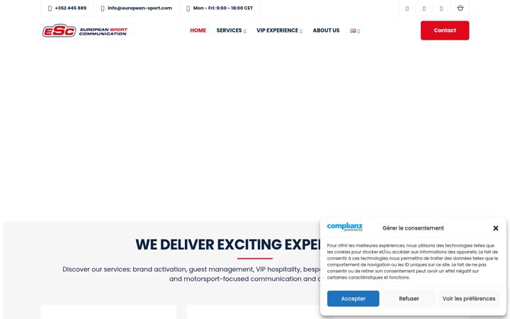 Screenshot of european-sport.com
