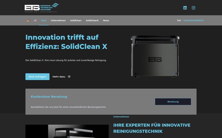 Screenshot of european-ts.com