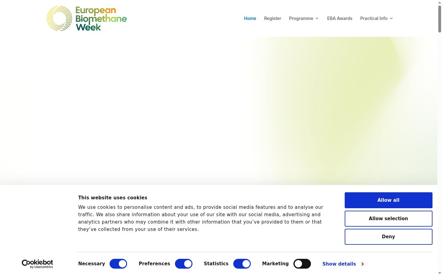 Sutikimo reklamjuostės, rodytos prieš bet kokią sąveiką, ekrano kopija